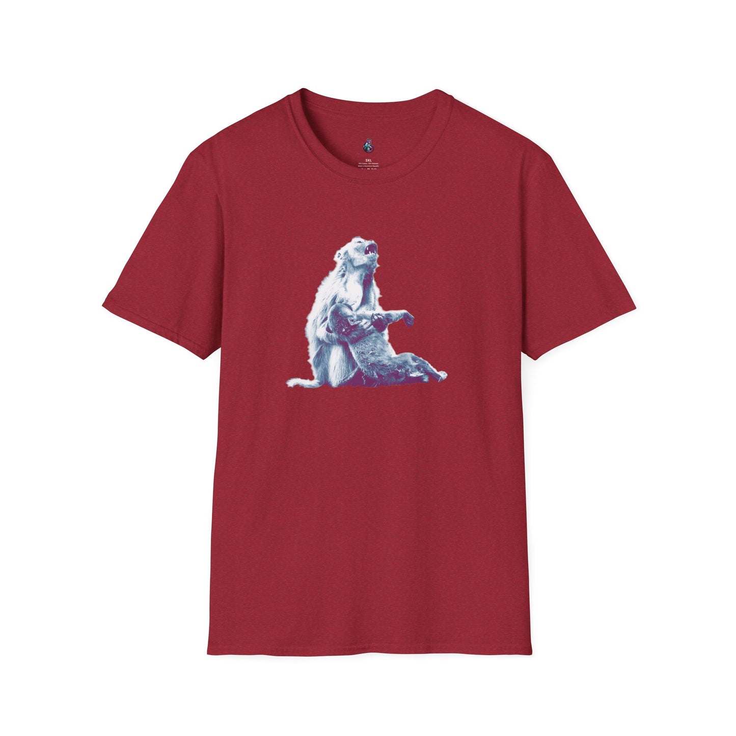 Macaque Tees - Macaque della Pieta White