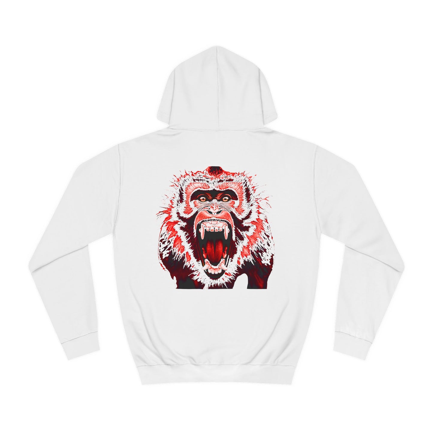 Macaque Hoodies - Unhinged Red