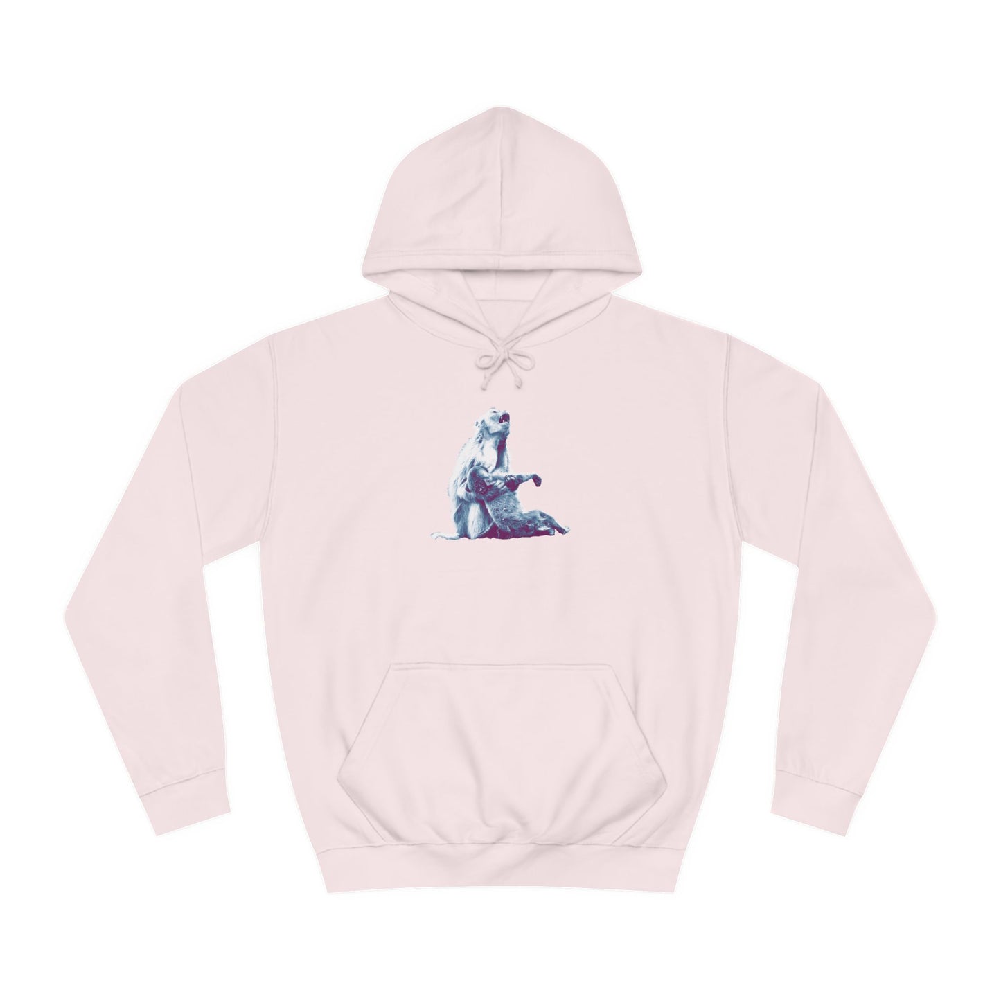 Macaque Hoodies - Macaque della Pieta White