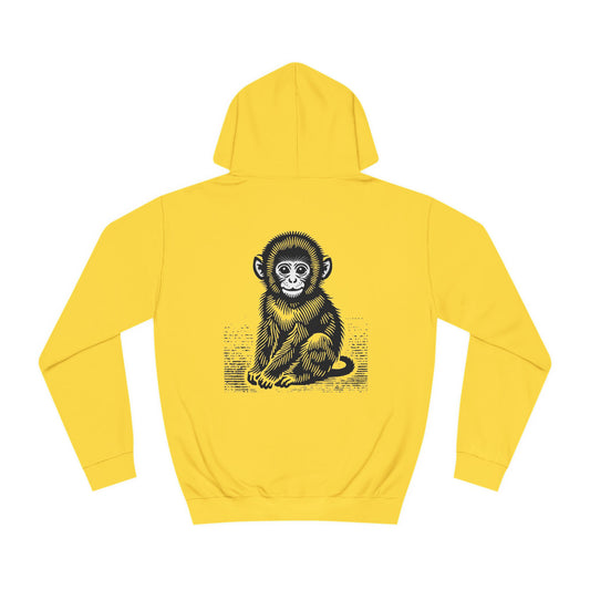 Macaque Hoodies - Lil Macaque Monochrome