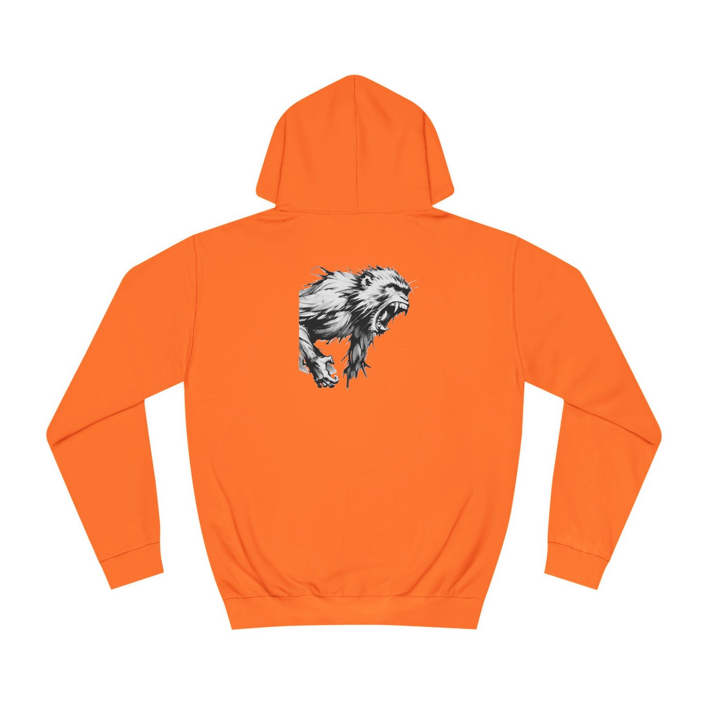 Macaque Hoodies - Wrath Sumi-e White (back)