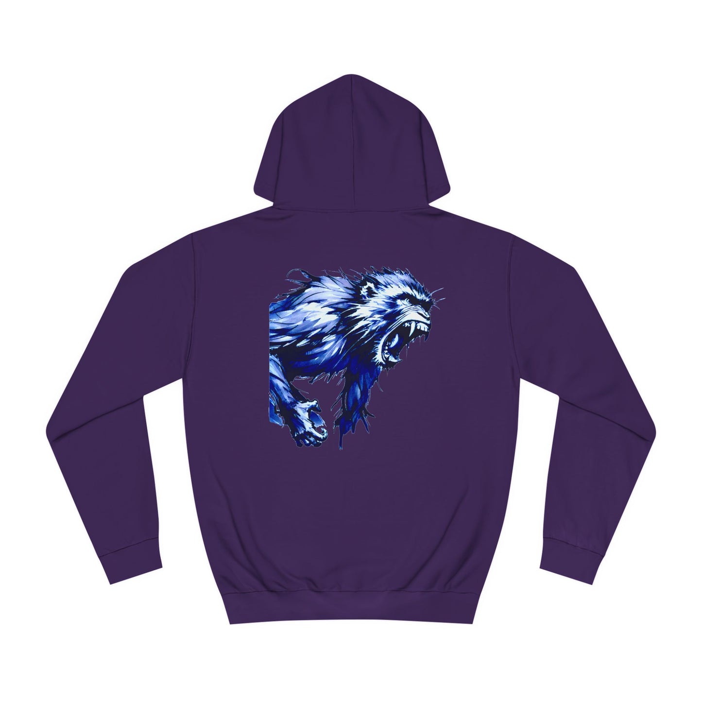 Macaque Hoodies - Wrath Sumi-e Blue (back)