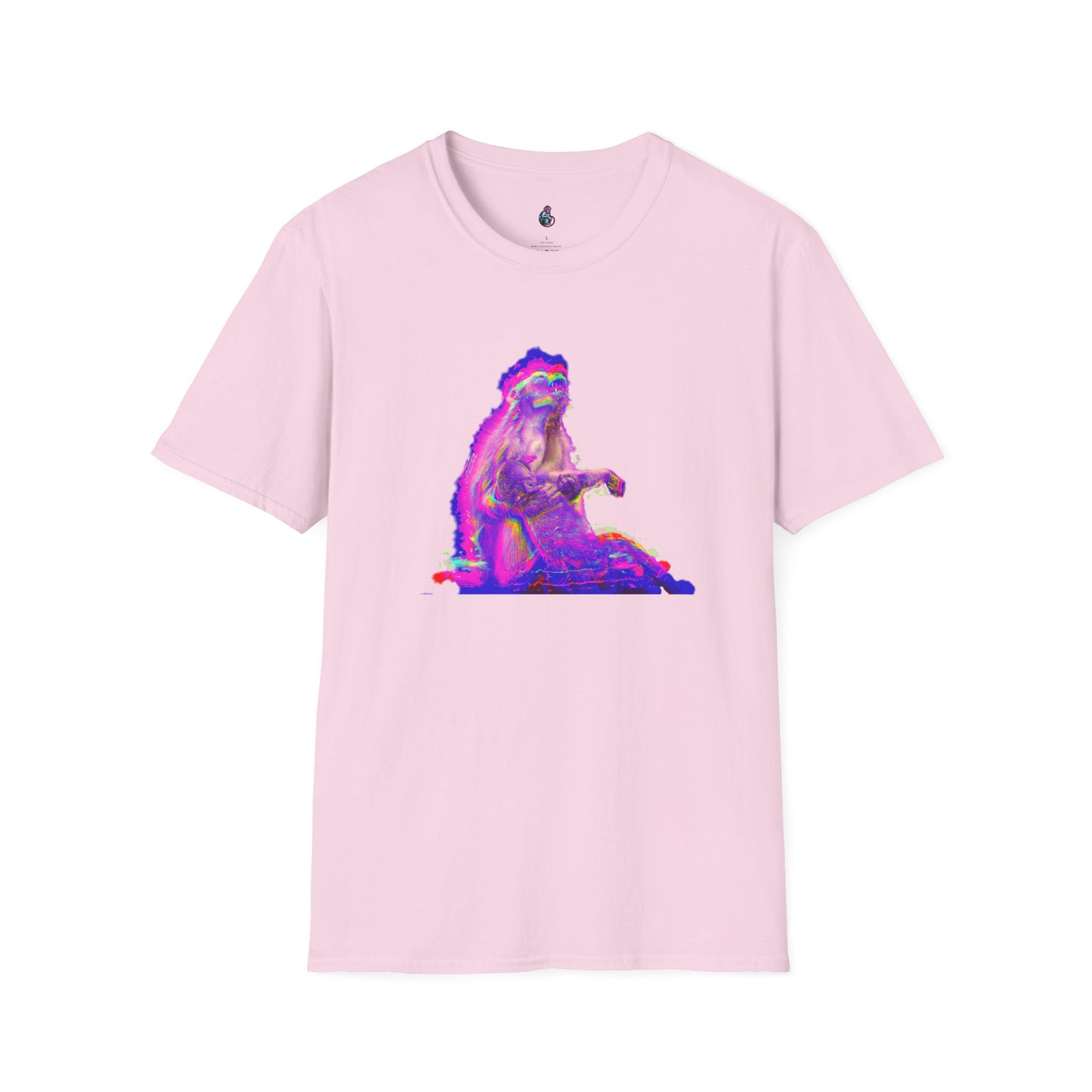 Macaque Tees - Macaque della Pieta Psych Pink