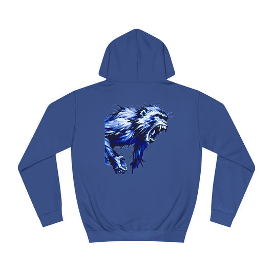 Macaque Hoodies - Wrath Sumi-e Blue (back)