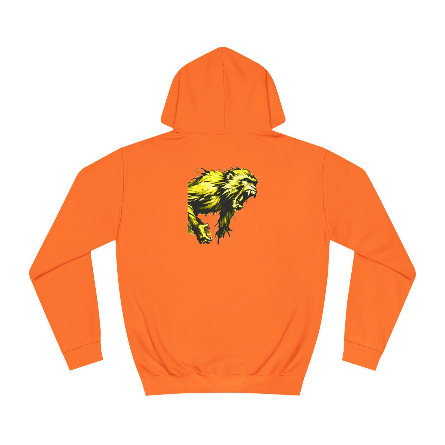 Macaque Hoodies - Wrath Sumi-e Yellow (back)