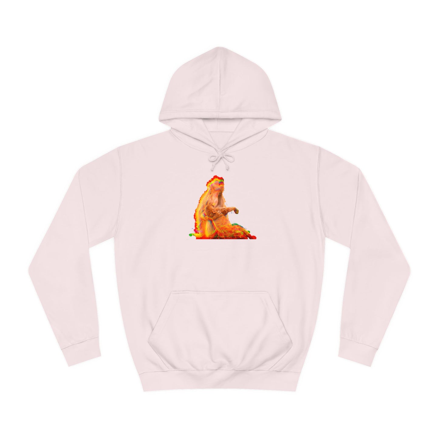 Macaque Hoodies - Macaque della Pieta Psych Red