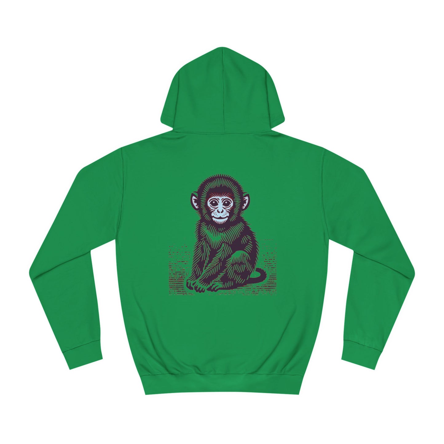 Macaque Hoodies - Lil Macaque Blood Red