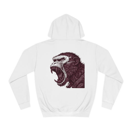 Macaque Hoodies - Wrath Block Red