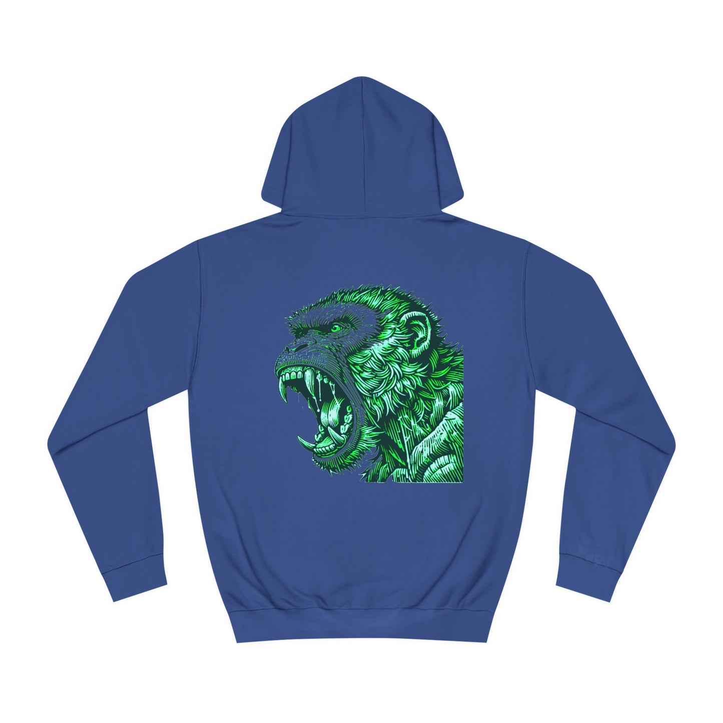Macaque Hoodies - Wrath Block Green