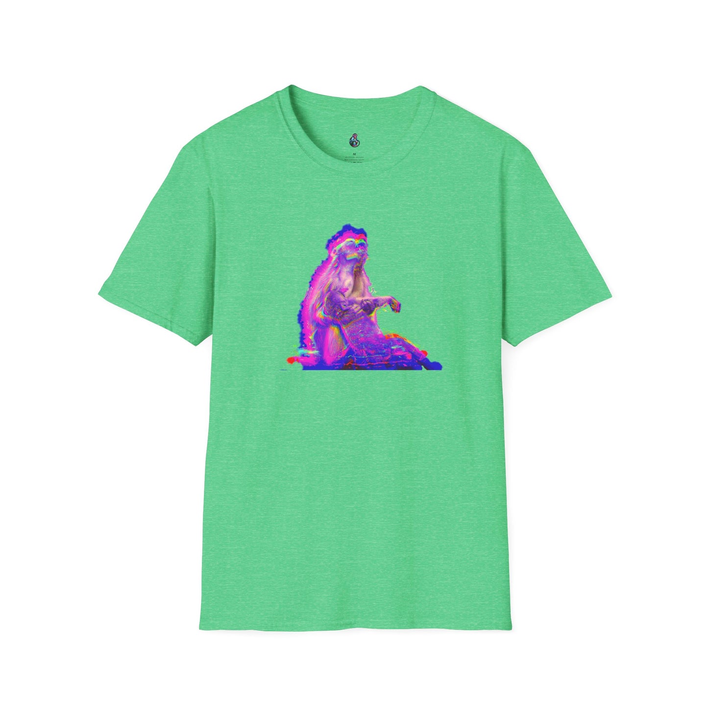 Macaque Tees - Macaque della Pieta Psych Pink