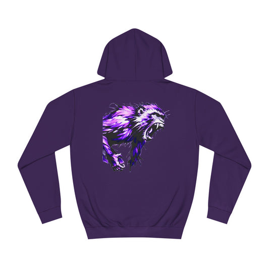 Macaque Hoodies - Wrath Sumi-e Purple (back)