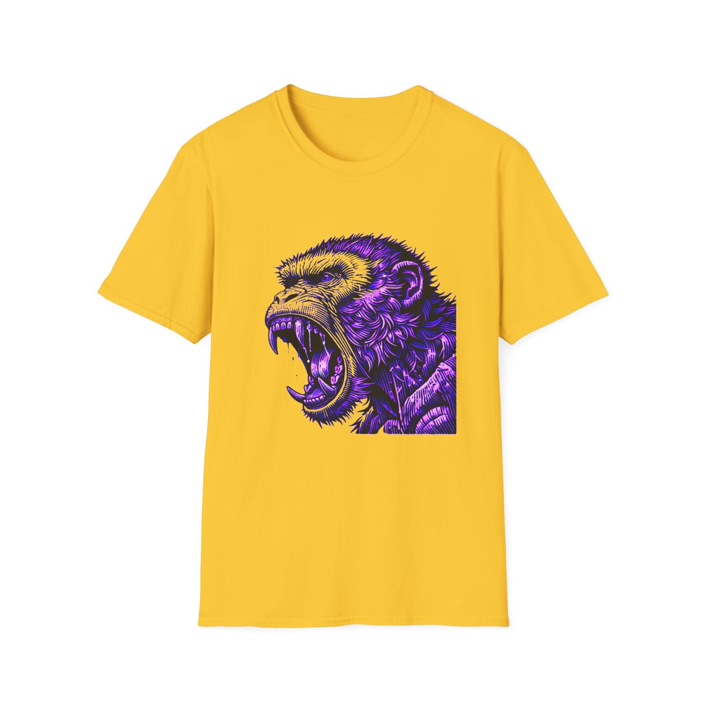 Macaque Tees - Wrath Block Purple