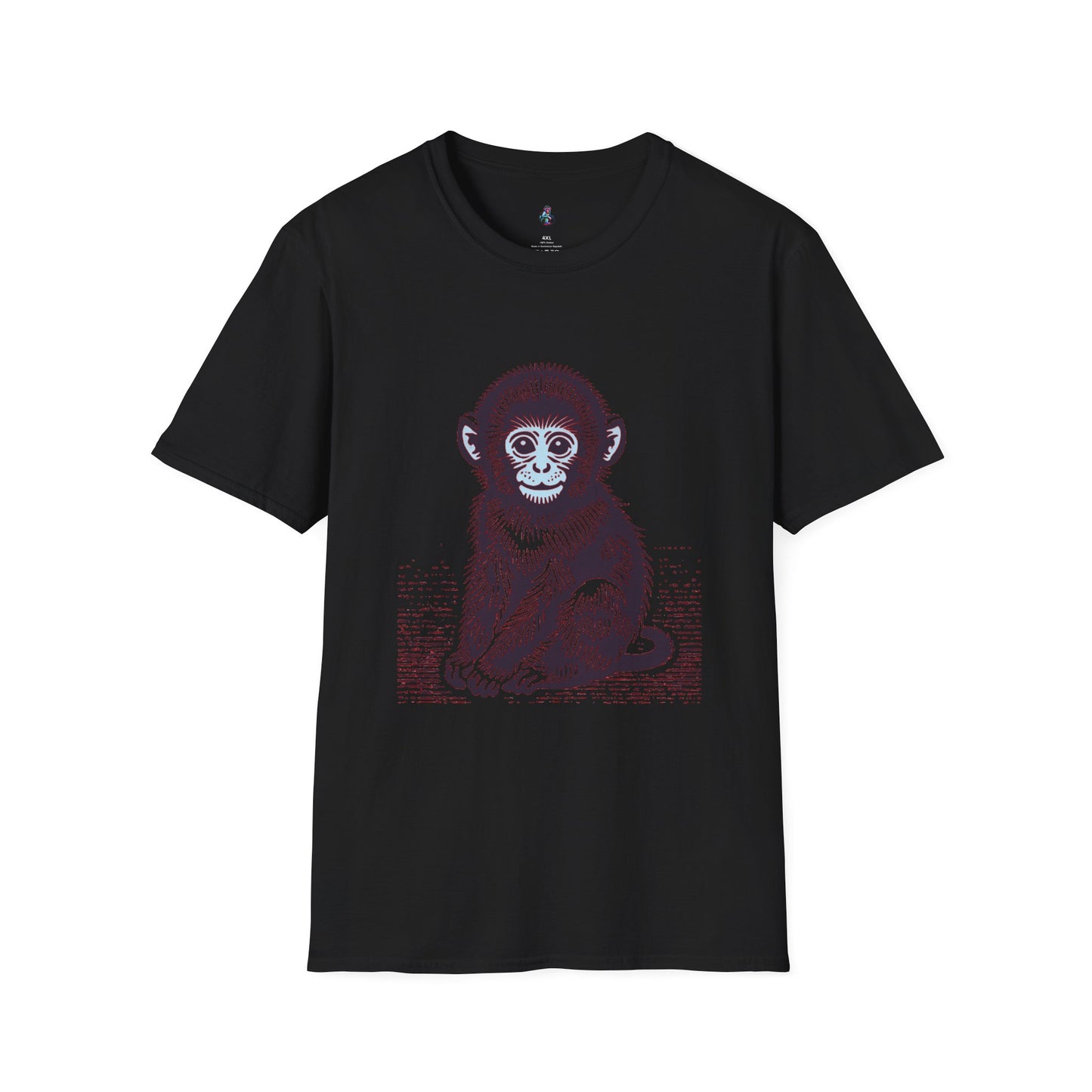 Macaque Tees - Lil Macaque Blood Red