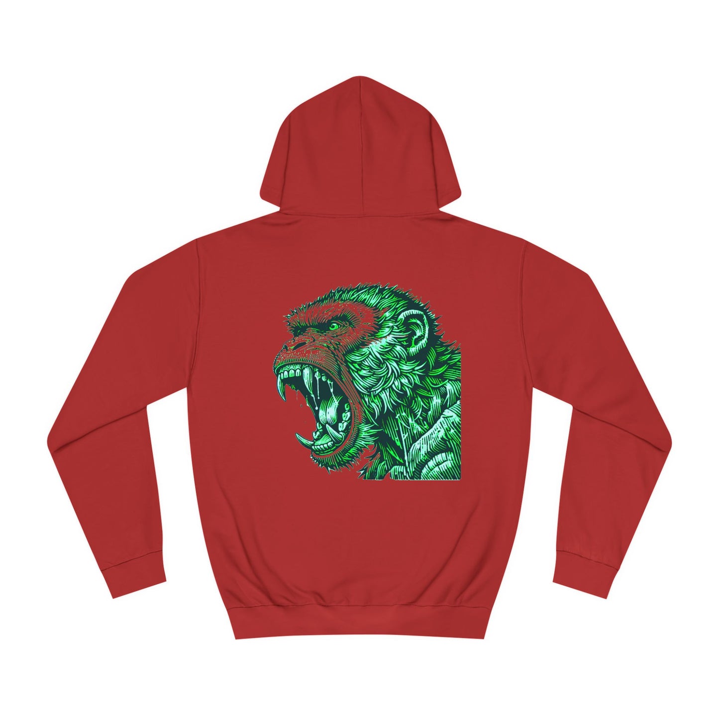 Macaque Hoodies - Wrath Block Green