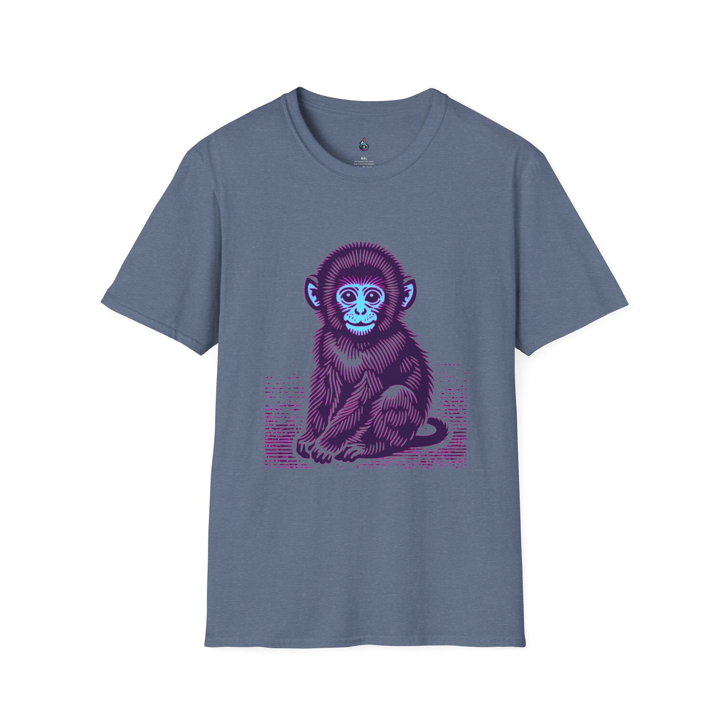 Macaque Tees - Lil Macaque Pinkish