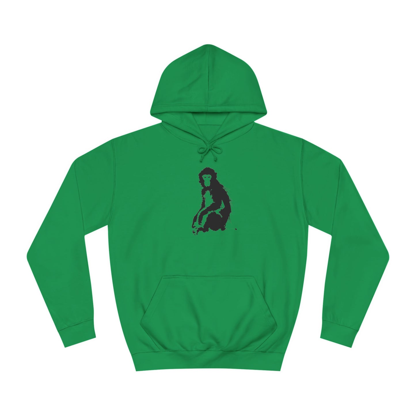 Macaque Hoodies - Tranquil Sumi-e Macaque