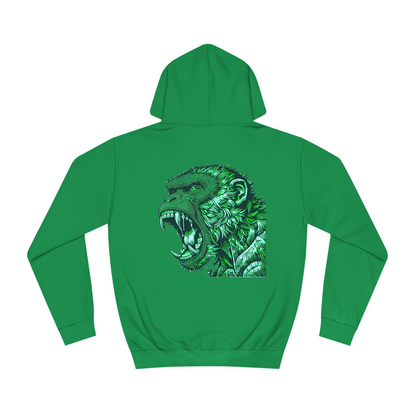 Macaque Hoodies - Wrath Block Green