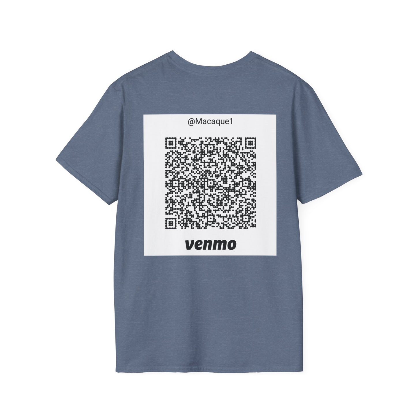 Macaque Tees - got gifts? (QR back - no font)