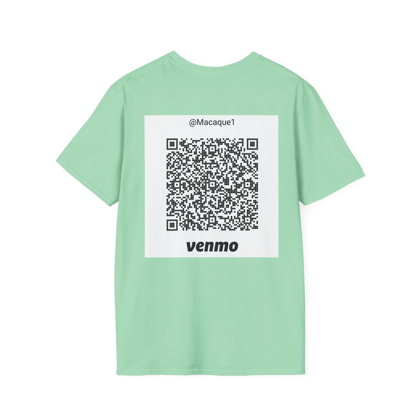 Macaque Tees - got gifts? (QR back - no font)