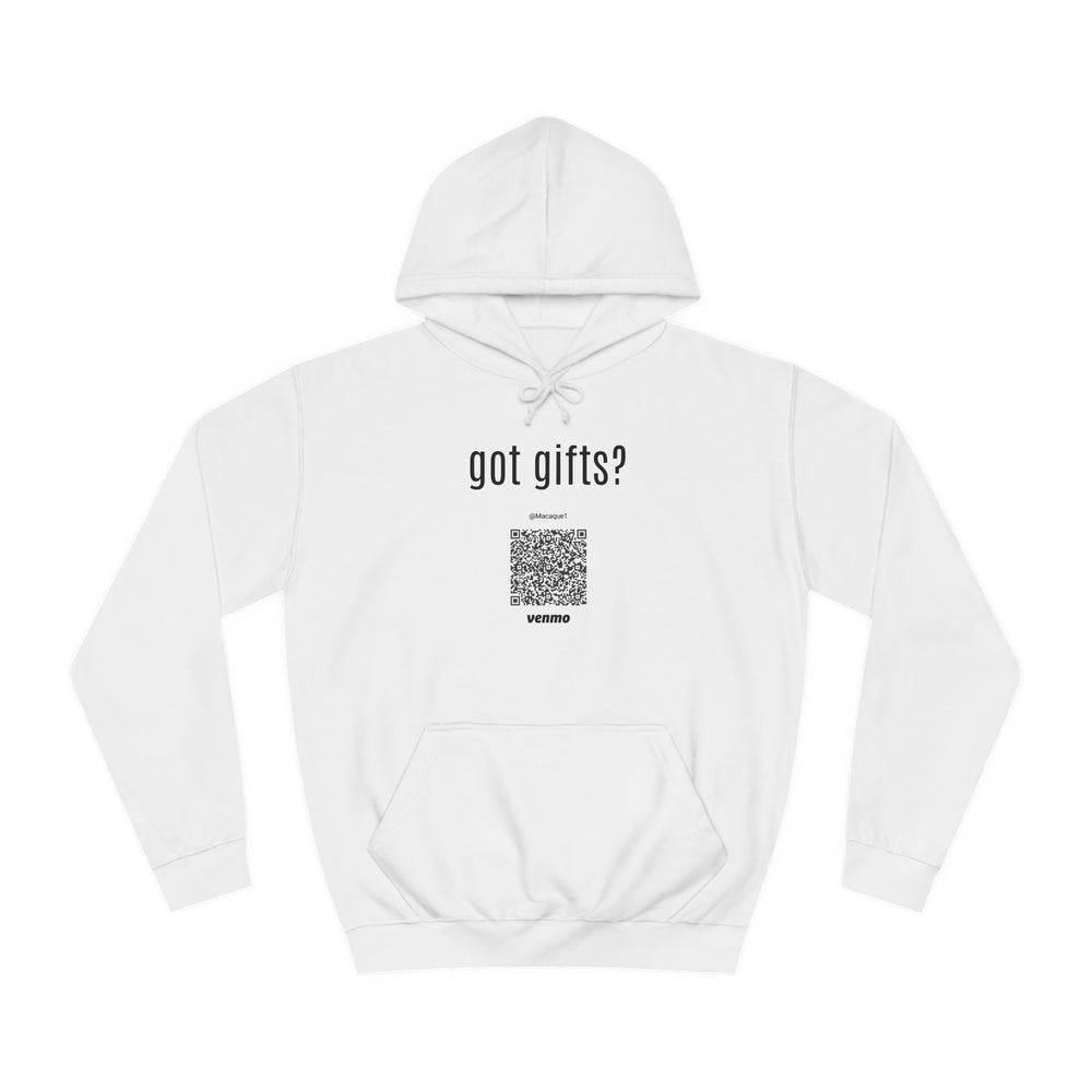 Macaque Hoodies - got gifts? (QR front)