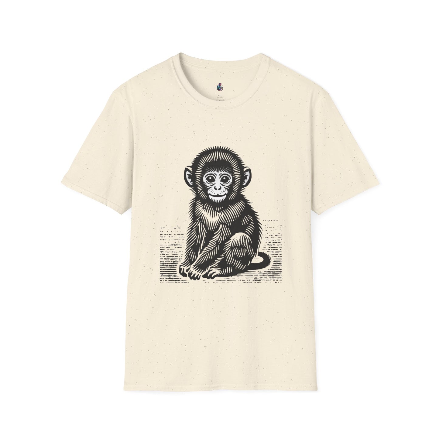 Macaque Tees - Lil Macaque Monochrome