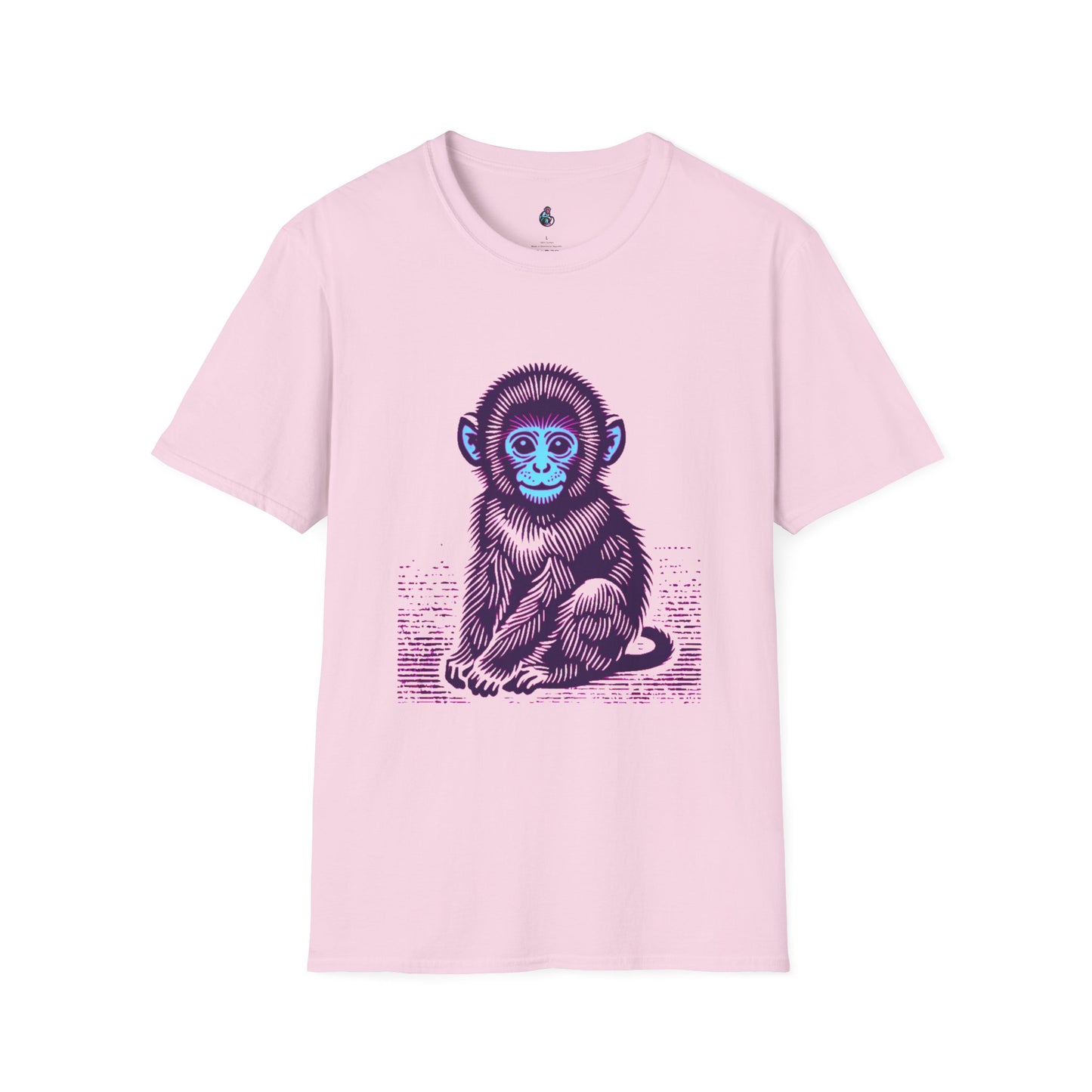 Macaque Tees - Lil Macaque Pinkish