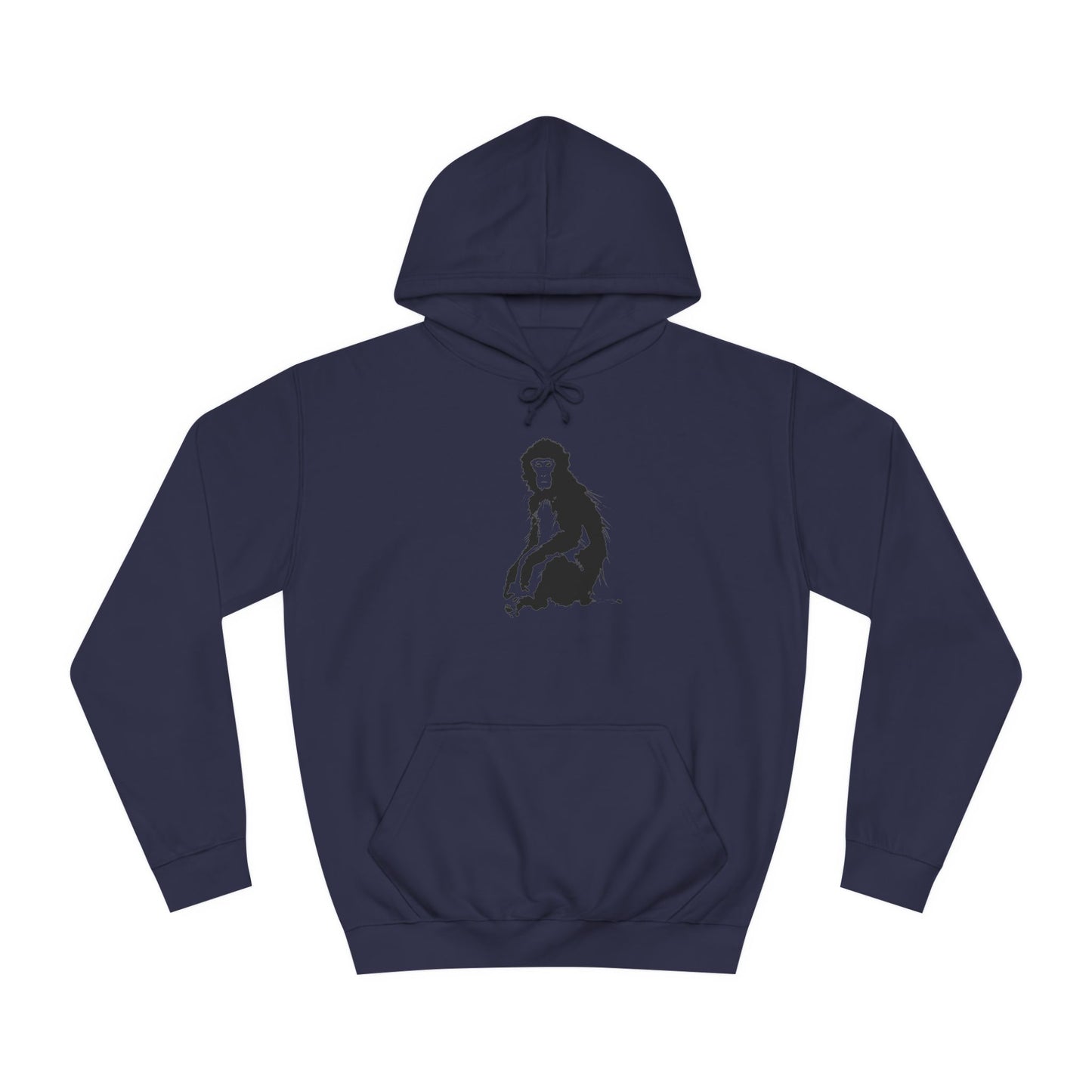 Macaque Hoodies - Tranquil Sumi-e Macaque
