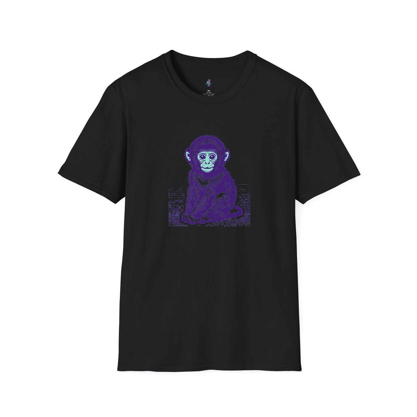 Macaque Tees - Lil Macaque Indigo