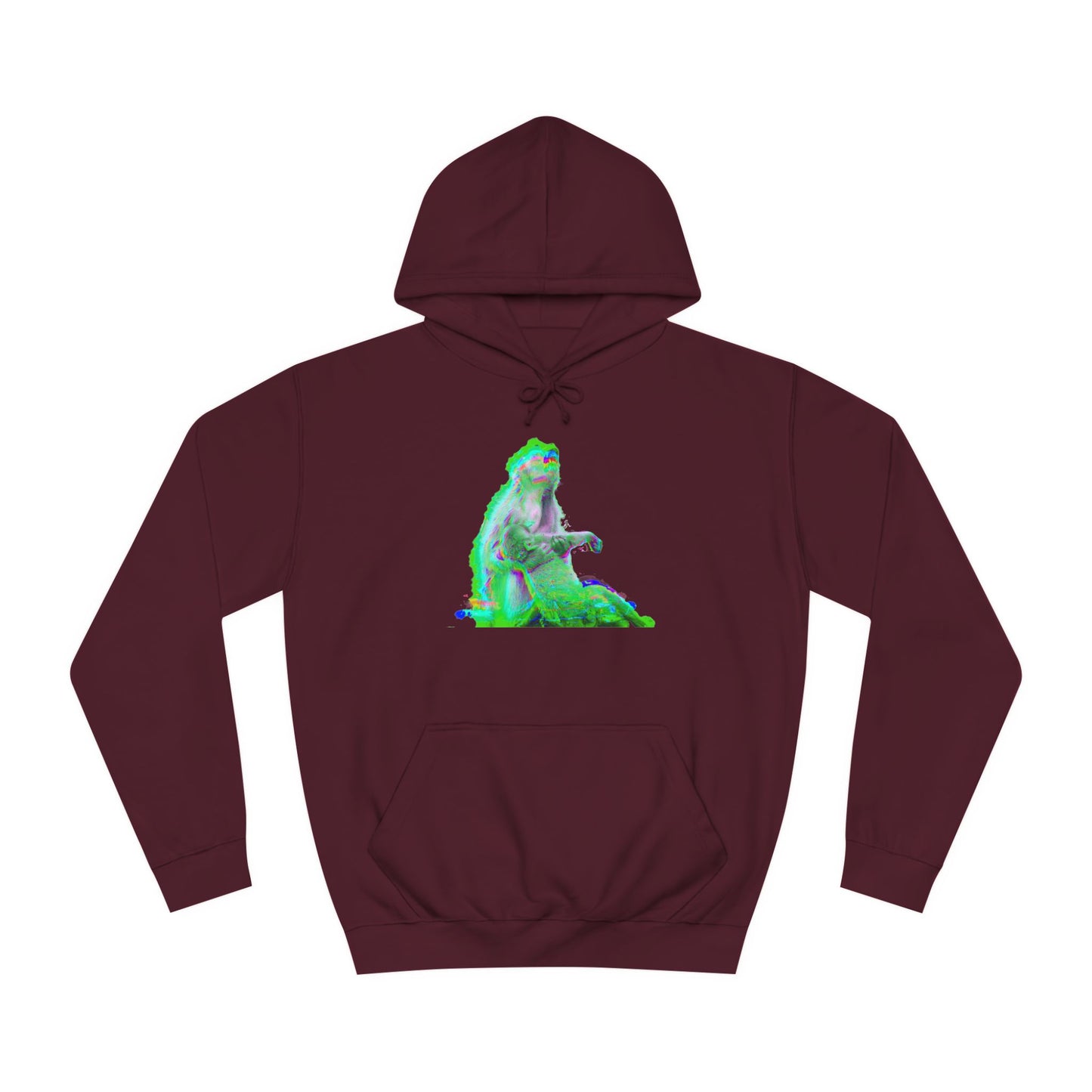 Macaque Hoodies - Macaque della Pieta Psych Green