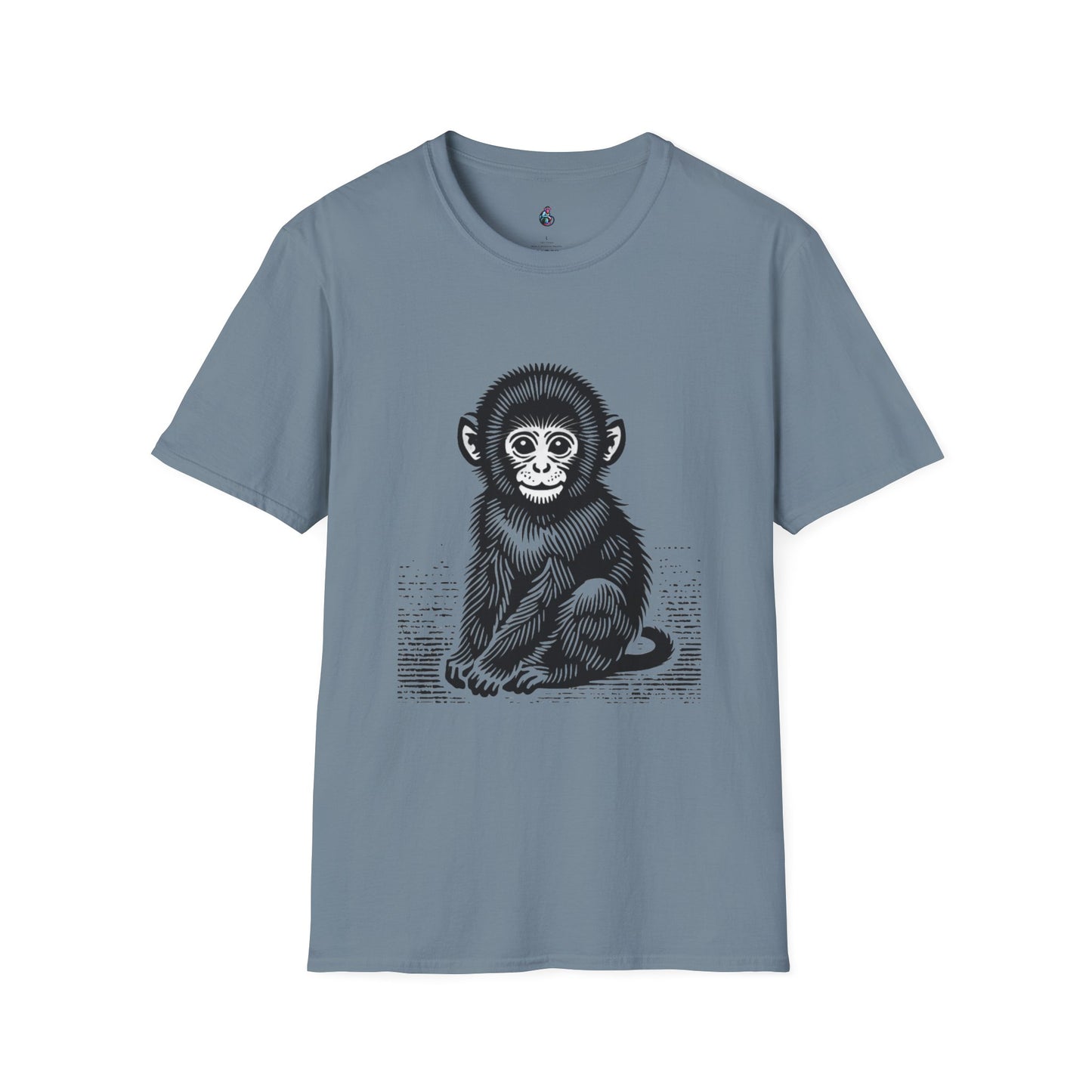 Macaque Tees - Lil Macaque Monochrome
