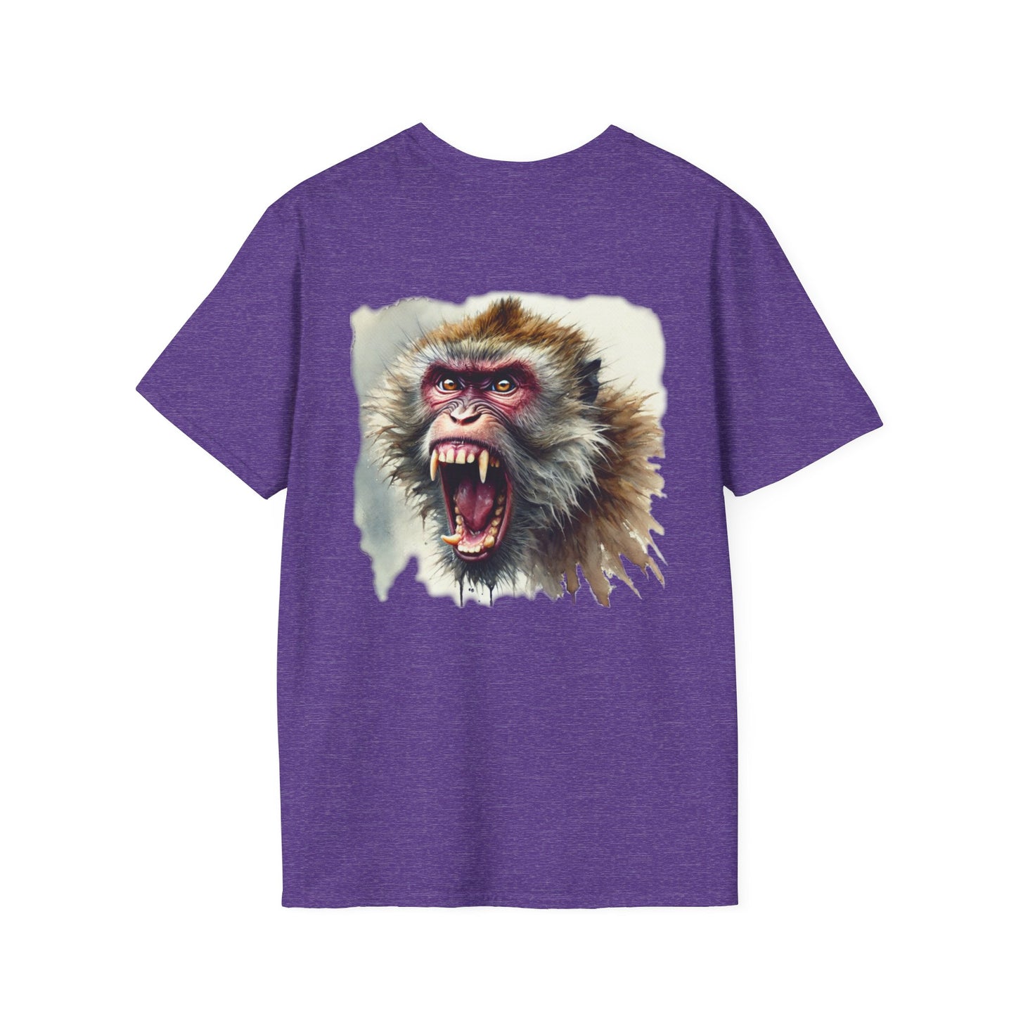Macaque Tees - Watercolor Wrath (Back)