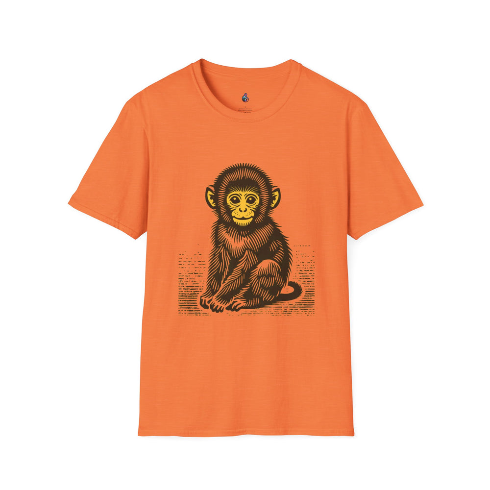 Macaque Tees - Tan Lil Macaque