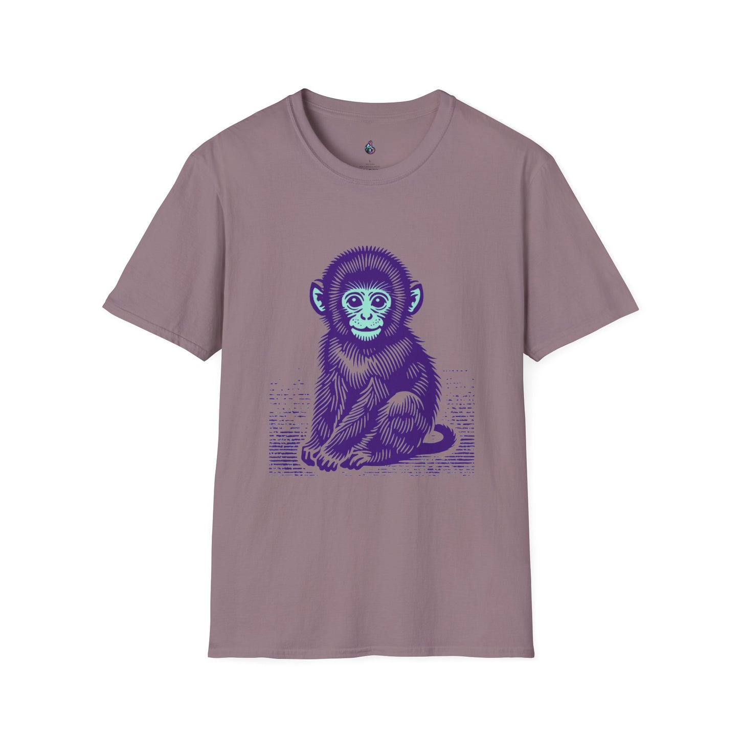 Macaque Tees - Lil Macaque Indigo