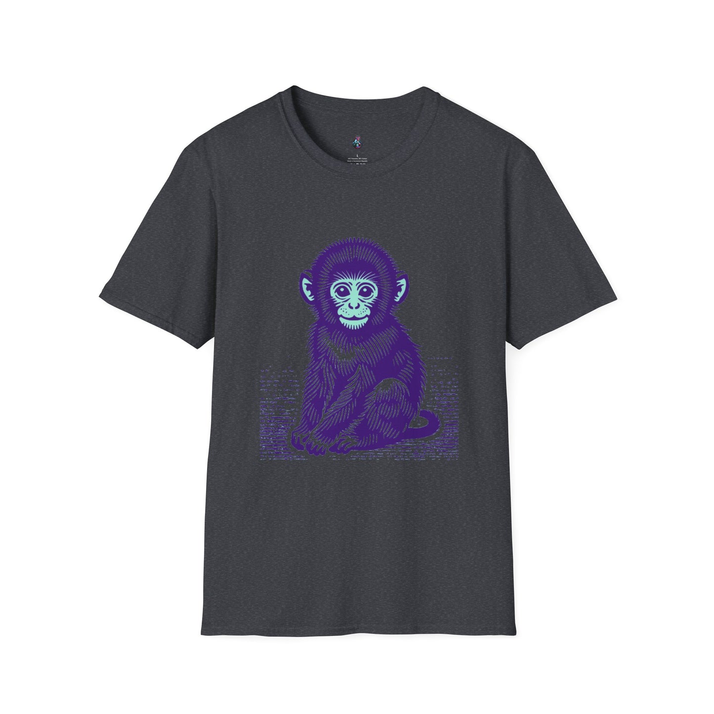 Macaque Tees - Lil Macaque Indigo