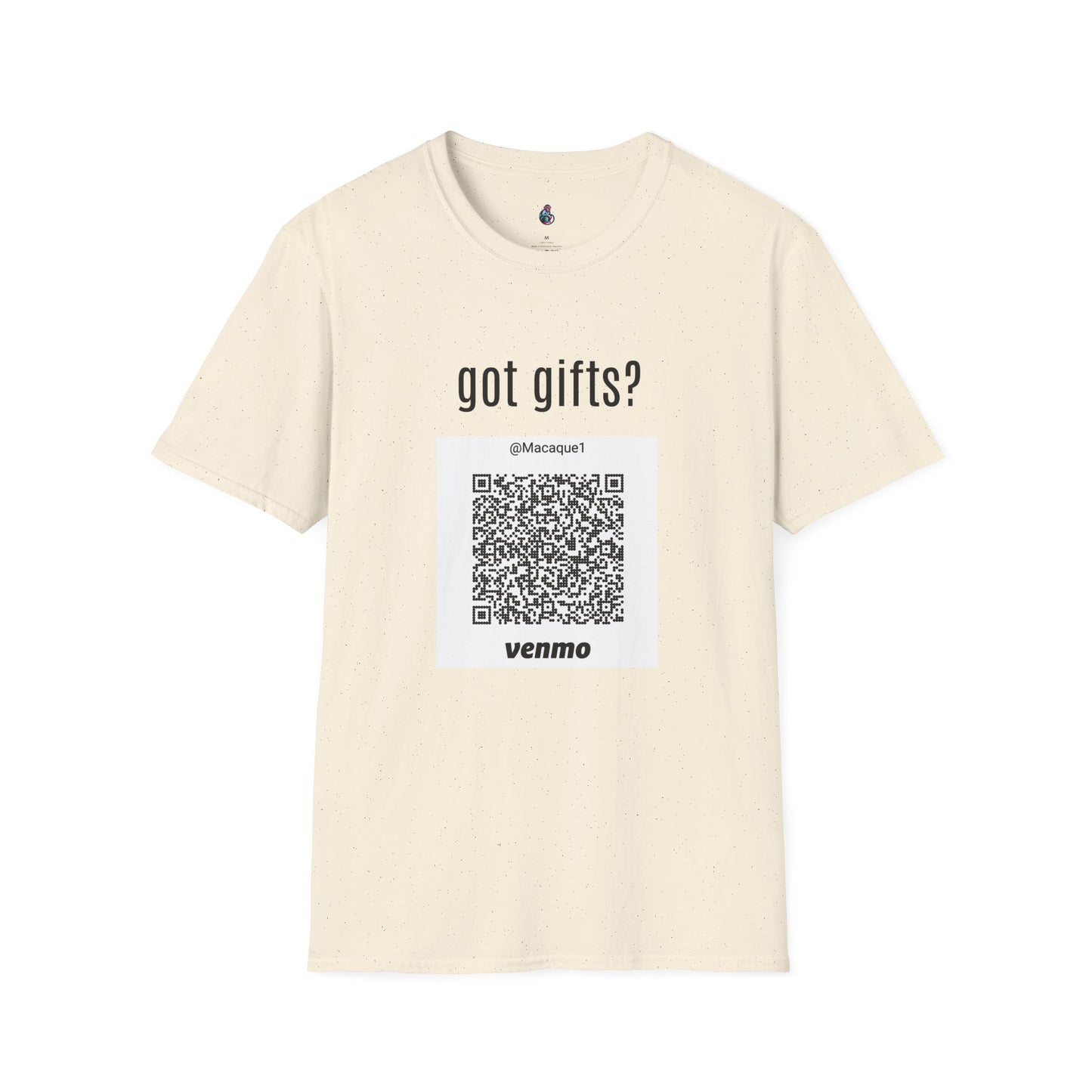 Macaque Tees - got gifts? (QR front)