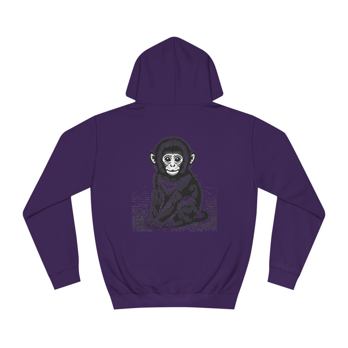 Macaque Hoodies - Lil Macaque Monochrome