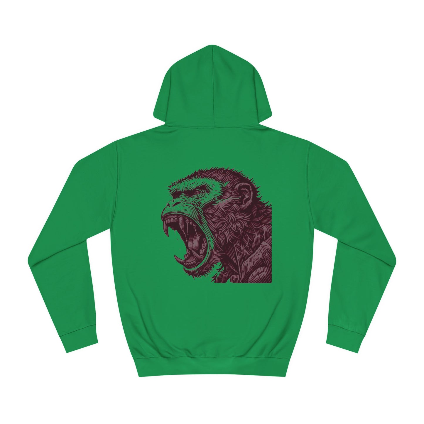 Macaque Hoodies - Wrath Block Red