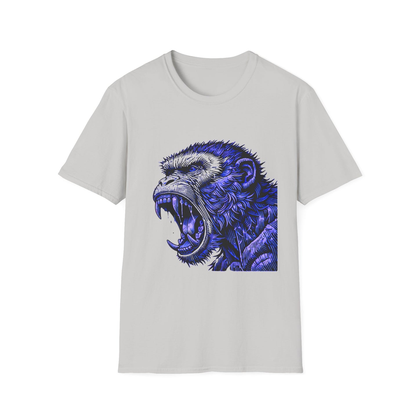 Macaque Tees - Wrath Block Blue