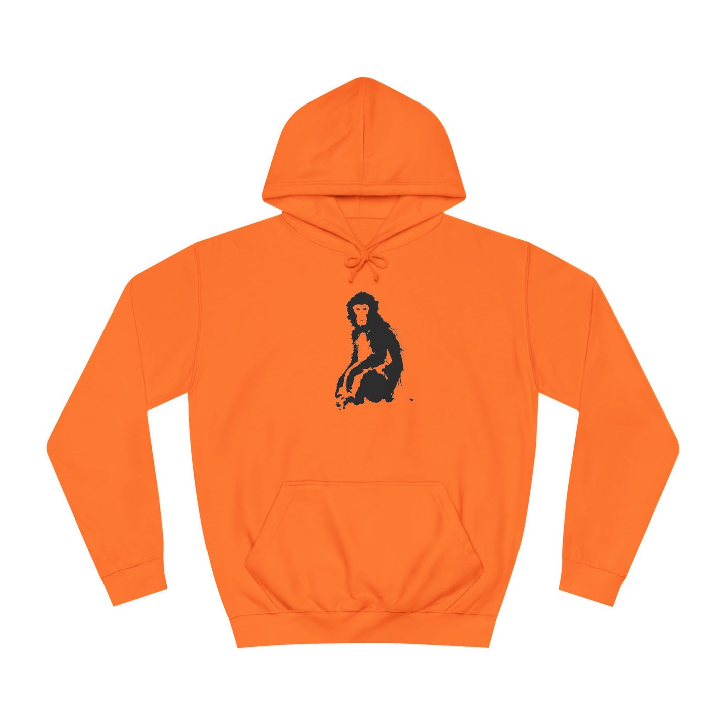 Macaque Hoodies - Tranquil Sumi-e Macaque