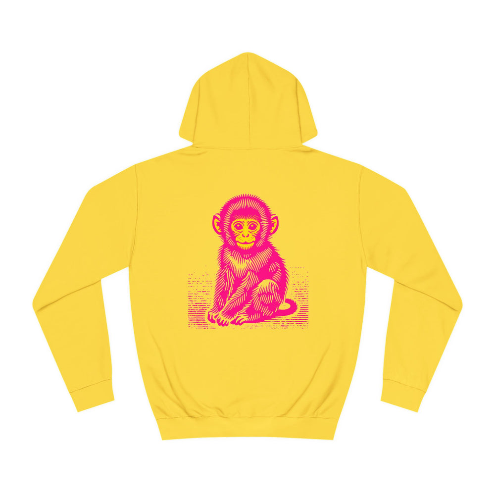 Macaque Hoodies - Lil Macaque Fuchstastic