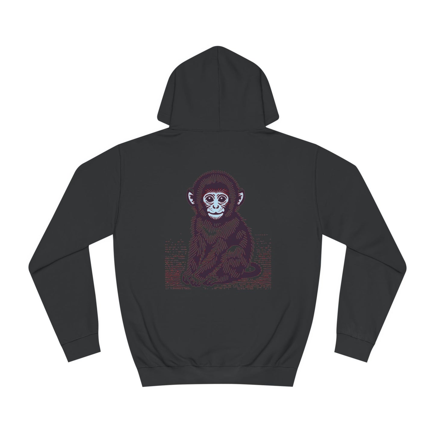 Macaque Hoodies - Lil Macaque Blood Red