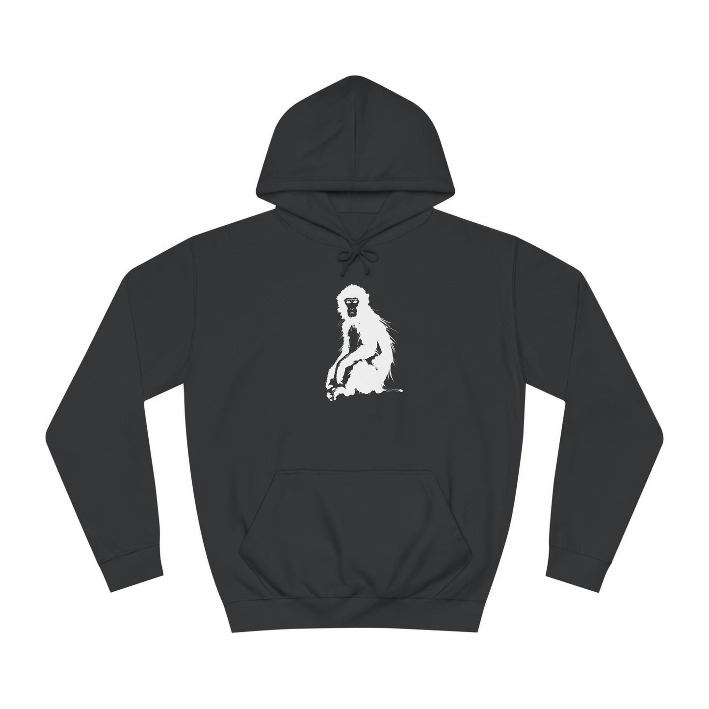Macaque Hoodies - Tranquil Sumi-e Macaque
