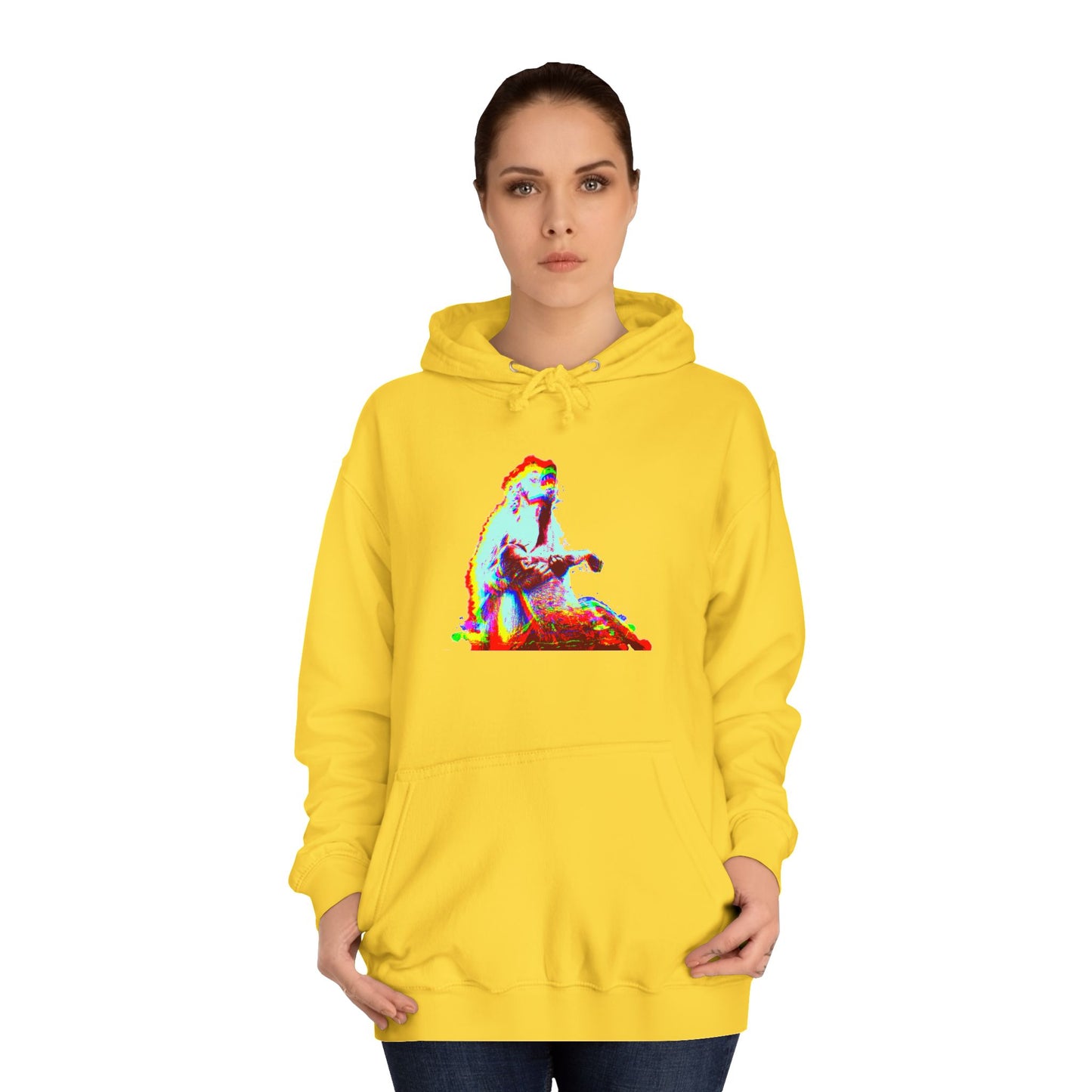 Macaque Hoodies - Macaque della Pieta Psych White