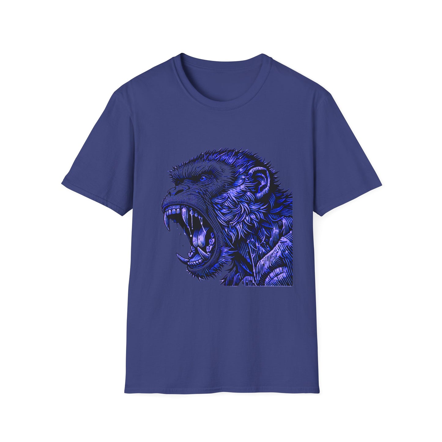 Macaque Tees - Wrath Block Blue