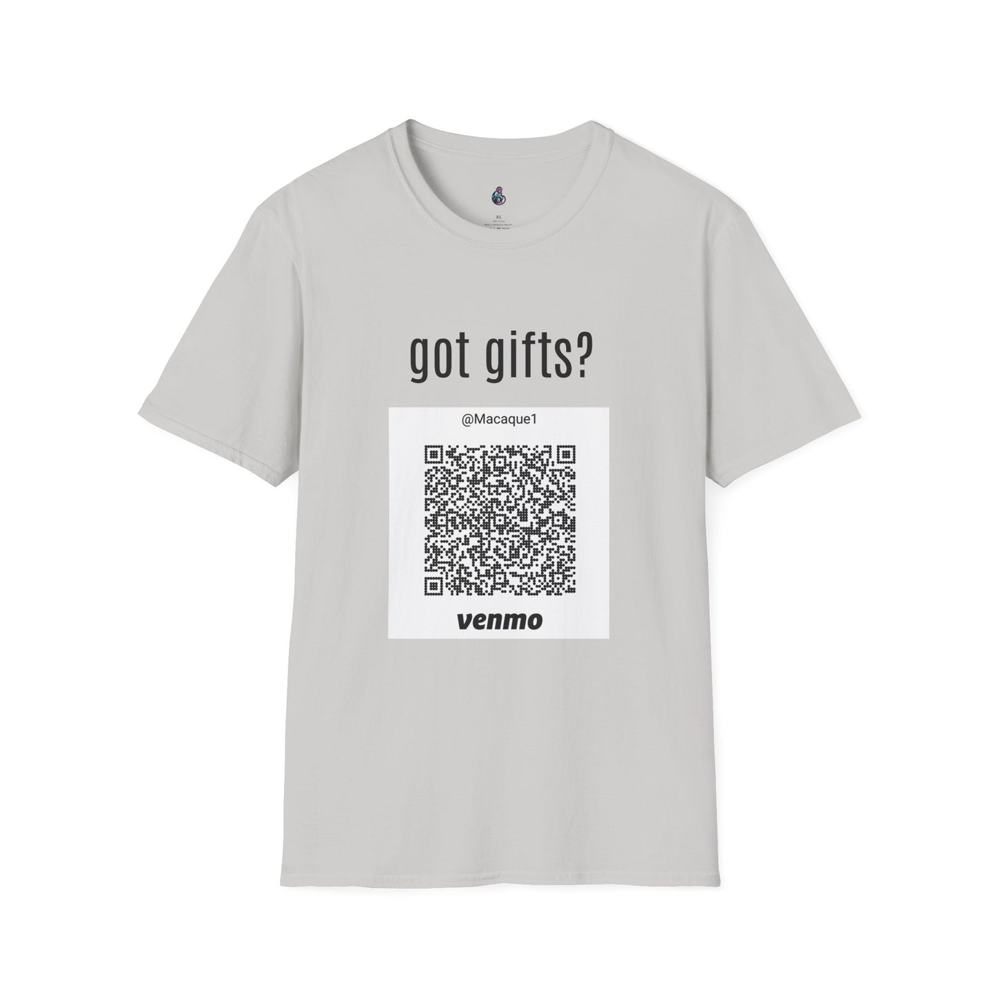 Macaque Tees - got gifts? (QR front)