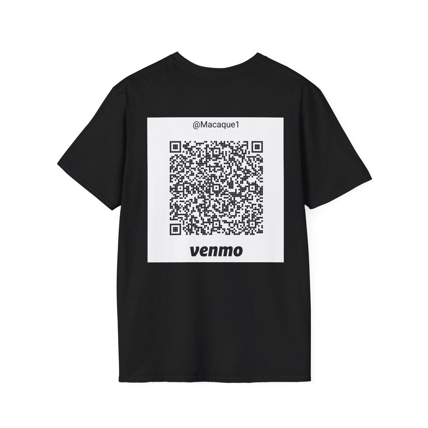 Macaque Tees - got gifts? (QR back - no font)