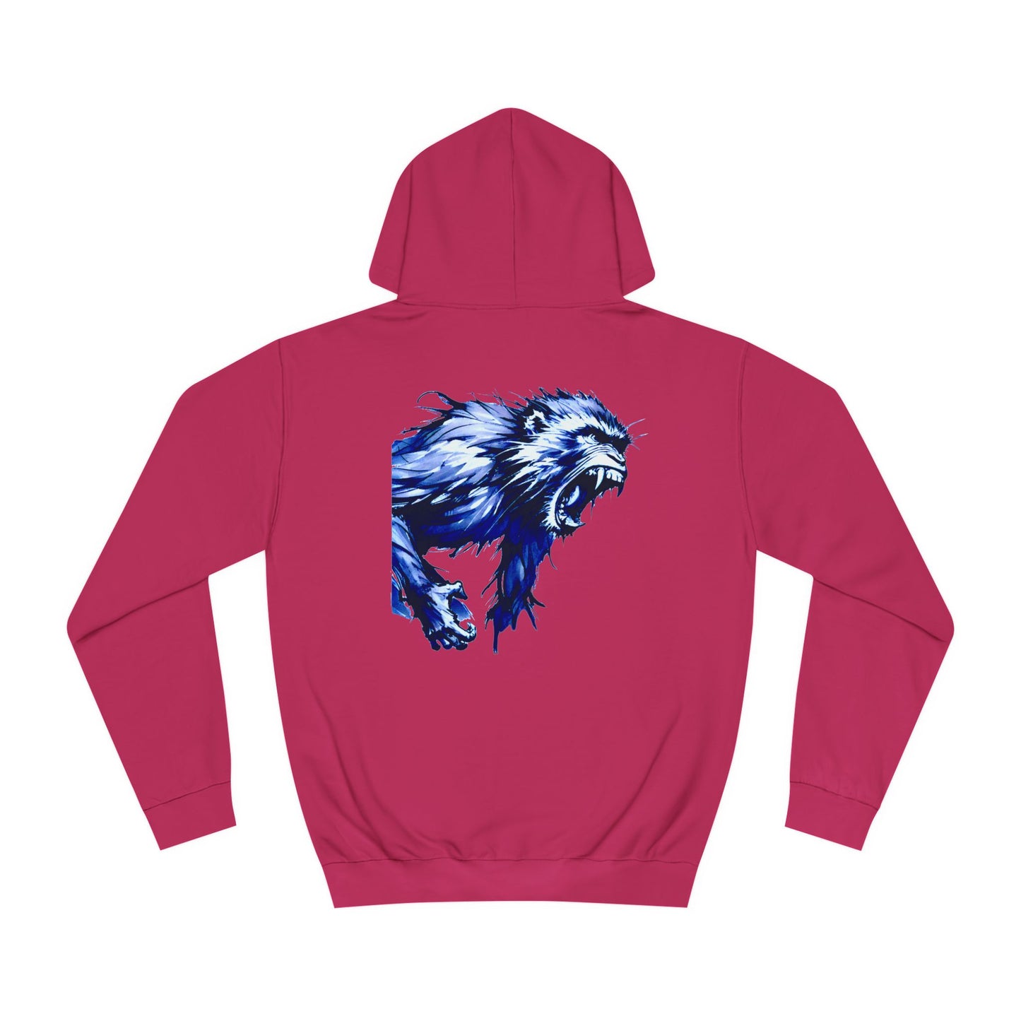 Macaque Hoodies - Wrath Sumi-e Blue (back)