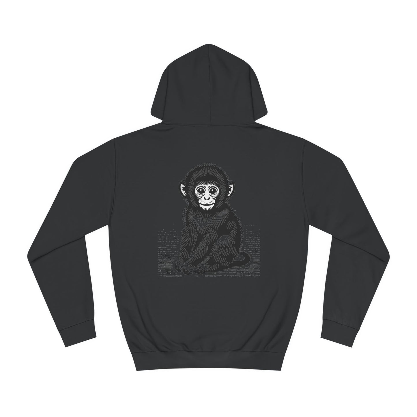 Macaque Hoodies - Lil Macaque Monochrome