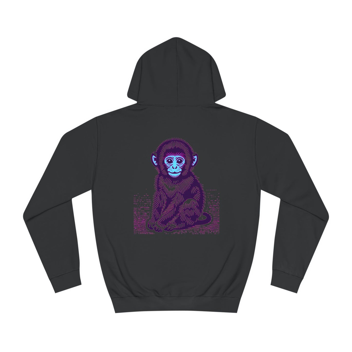 Macaque Hoodies - Lil Macaque Pinkish