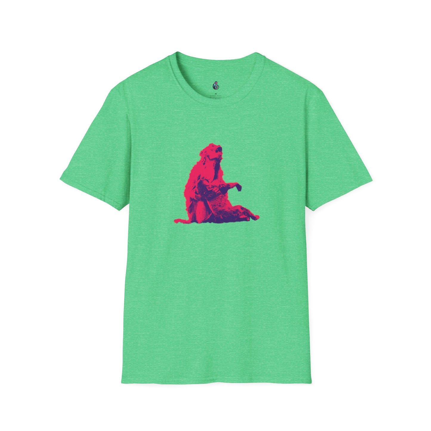 Macaque Tees - Macaque della Pieta Hot Pink